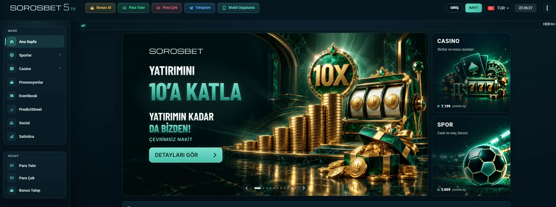 Sorosbet kapak