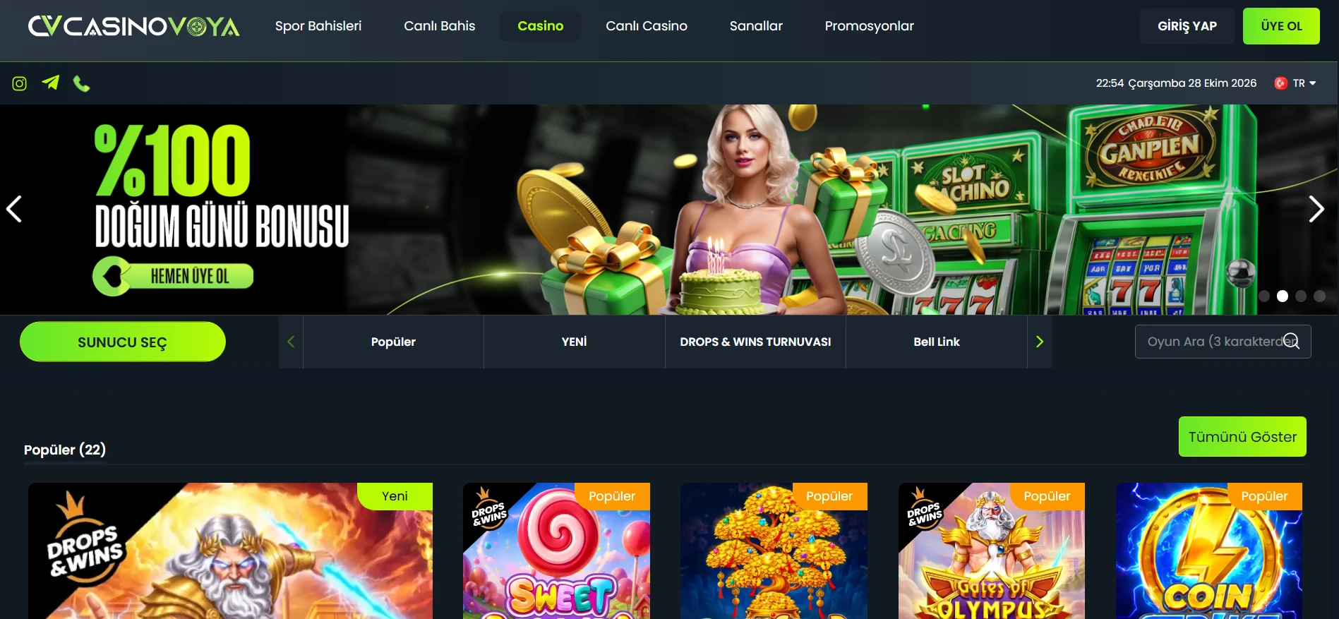 Casino Voya kapak