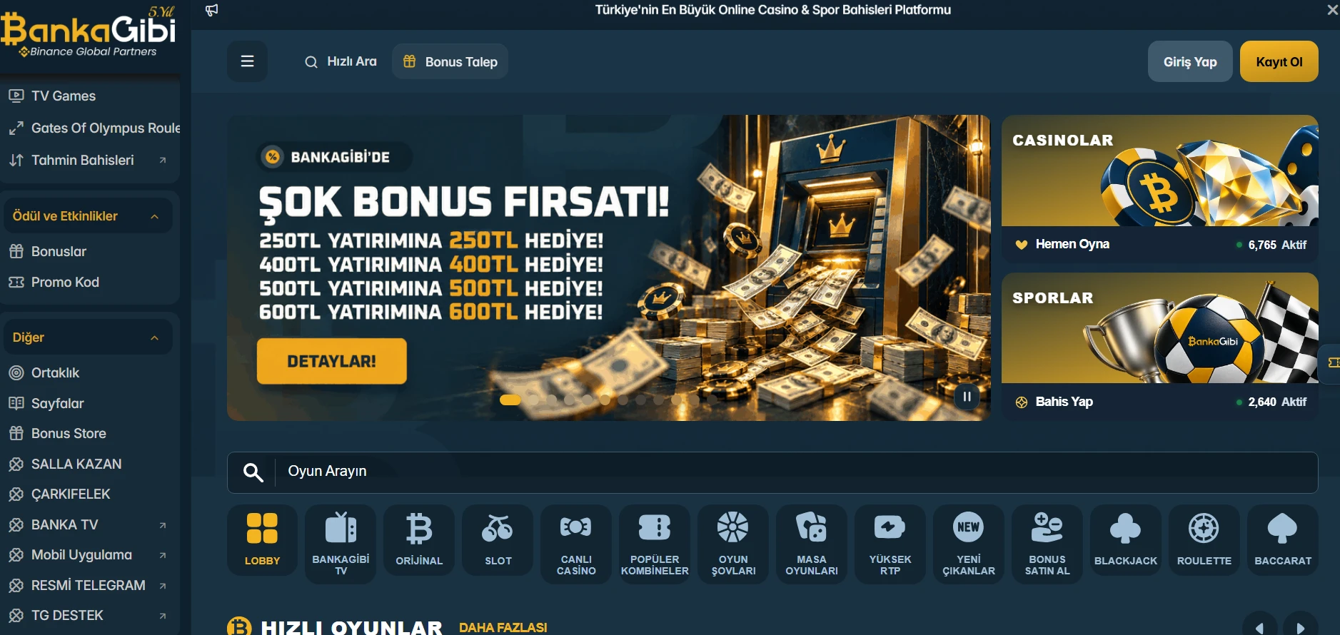 Banka Gibi kapak